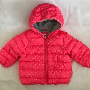 Baby GAP Puffy parka for baby girl 12-18M